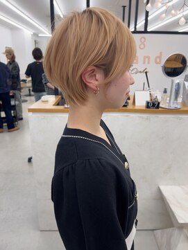 サンド 大阪梅田(sand) @shin__sandボブウルフ/ネビージュ/小顔/ワンレン/大阪梅田