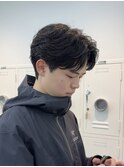 ニュアンスフェザーパーマセンターパートツーブロック名古屋栄