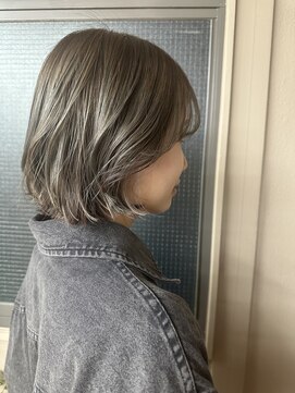 フェンヘアーアイス 中目黒(Fen.hair ici) 20代30代40代大人可愛いアッシュグレージュダブルカラー美肌