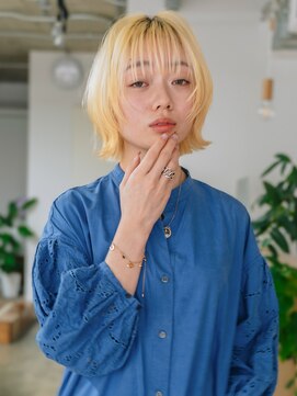 サロン シー(salon sea) salon sea とわ ハイトーンミニボブウルフ