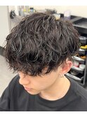 心斎橋シャドウパーママッシュ×スパイラルパーマ