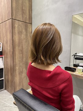 アヴァンス セブンパーク天美 松原店(AVANCE.) ボブ×ベージュ