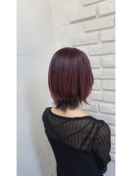 ビランチェ 池袋(bilancia) チェリーブラウン　アンブレラカラー　美髪