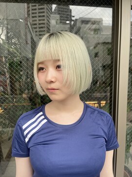 アドア 横浜(ADORE) 【ADORE横浜】ハイトーン×ミニボブ×レイヤー