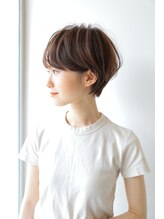 ハピネス 王寺店(Happiness)&nbsp;マッシュショート ハンサムショート マロンベージュ 絶壁解消