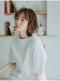 ボブスタイル×ブリーチハイライト