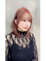 クム(kumu)&nbsp;【kumu】ミディアムレイヤー/顔周りカット/栄/名古屋