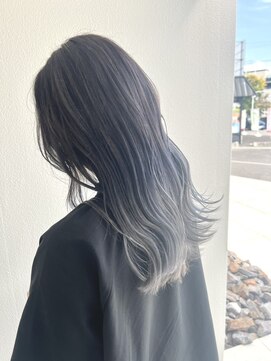 ゴットフロー(GOTTO FLOW) グラデーションカラーアッシュグレー/毛先カラー/エンドカラー