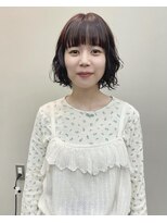 ヨーク(yoke)&nbsp;ボブパーマ/ワインレッド