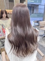 サンク 原宿 表参道(cinq)&nbsp;ダブルカラーヘーゼルグレージュオリーブベージュカラーブリーチ