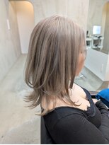 カラフェ(carafe)&nbsp;透明感カラー/ダブルカラー/髪質改善カラー/ミディアムヘア