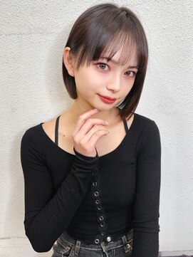 ロンドプロフィール 浦和(Lond profil) イメチェン　ボブ　外ハネボブ　美髪　ホワイトブロンド　韓国