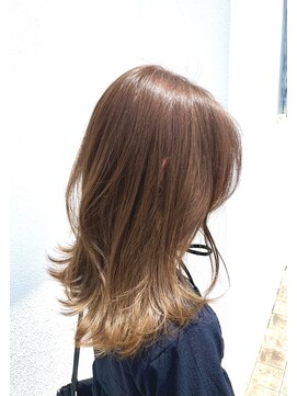 ティグルフォーヘア(TIGRE for hair) マロンブラウン/ミディアムレイヤー