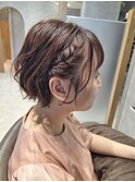 【海浜幕張 Ripple】ショートBob×編み込みアレンジ