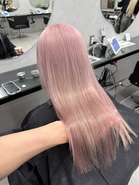 ジーナ 渋谷本店(Zina) 髪質改善＊ホワイトピンク＊【Zina渋谷本店】