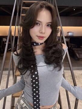 ディーン 名駅店(DEAN) レイヤーカット/大人ブラウン/海外風/グレージュ/名古屋/名駅