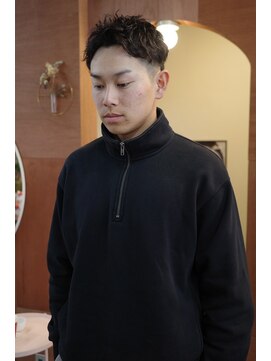 エディ(Edy) メンズ刈り上げツイストスパイラルパーマスパイキーショート岡山