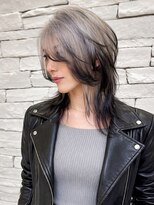 アンドファインヘアービューティー(AND FINE hair beauty)&nbsp;エンドカラー×ウルフカット