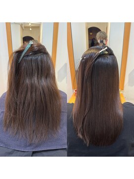 ヘアーリラクゼーション ティーノ(Hair relaxation tino) 縮毛矯正ビフォーアフター［蒲田］
