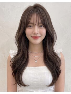 ヘアーズベリー くずは店(hairs BERRY) ワンホンレイヤー×艶トリートメントで魅せる韓国風大人ロング