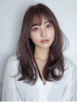 ニーフ 恵比寿(neaf)&nbsp;ダークブルーワンホンレイヤー/ニュアンスウルフ/デジタルパーマ