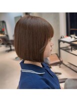ザ シェノン ウメダ(THE CHAINON UMEDA)&nbsp;ダークパープル/ナチュラルショート/夏のヘアアレンジ/大阪梅田