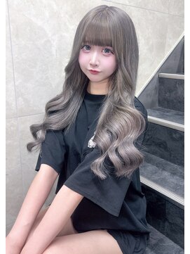 カプセル シンジュク(CAPSULE) ☆CAPSULE☆グレージュシルバー&シールエクステ60枚