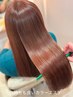［平日限定]髪質改善カラーエステ[白髪可］+カット+凝りほぐしヘッドスパ20分
