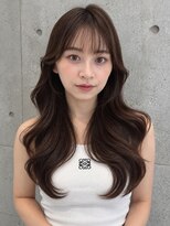 シーシンジュク 新宿南口(Sea shinjuku)&nbsp;ワンホンレイヤ ー×ダークブルー[デジタルパーマ/ボブ/韓国]