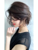 ブラン 梅田(Blanc)&nbsp;【Blanc/梅田】イルミナカラー/丸みショート/エアリーボブr