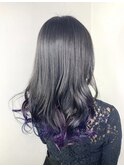 【SOURCE】裾カラーヴァイオレット