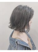 切りっぱなしボブ×シアーグレージュ
