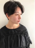 大人黒髪ハンサムショート☆【el CERCA高田馬場/新宿】