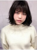 無造作カールボブ