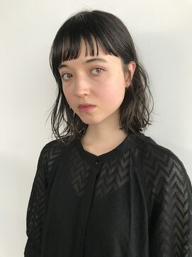 コス(kos) 【nanuk*UEKI】大人かわいいシースルーバング*ゆるパーマ