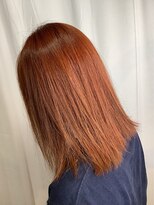 ヘアーメイク トレコローリ(hair make trecolori) 【trecolori  津田沼】オレンジブラウン