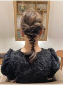 結婚式お呼ばれヘアー/ニュアンスカラー