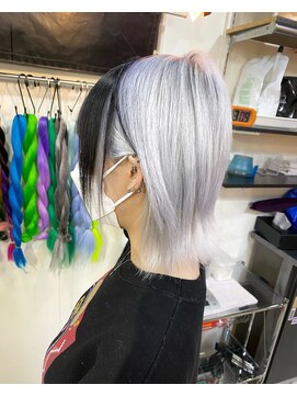 ゾーマ(ZOUMA) 名古屋ブリーチが得意な美容師が作るホワイトウルフ