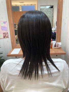 ユニティ 小田急相模原店 セミロングストレート【小田急相模原/髪質改善/白髪染め】