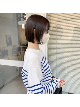 ミント(mint) ミニボブ/切りっぱなしボブ/ボブ/ショート/グレー