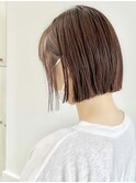 小顔ボブ×美髪[ぱつっとボブ/縮毛矯正/横浜韓国]35