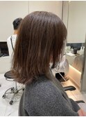 【有坂映哉】ふわっと質感ミディアム/透け感ベージュ<錦糸町>