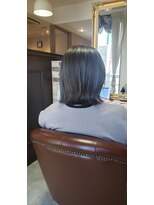 アドラーブル 女池店(adorable)&nbsp;【切りっぱなし】【ボブ】【グレージュ】