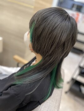 ラビス クローバー(Lovis clover) ウルフ　グリーン　デザインカラー　大人モード