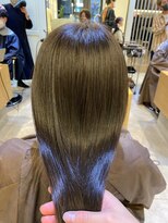 ジーナ 船橋(Zina)&nbsp;大人かわいい20代30代40代小顔ショコラベージュ１Zina船橋