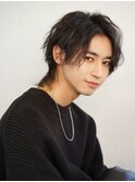 ウェーブパーマミディアム