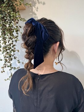 ゼスト 中野店(ZEST) 【zest中野/北村星楽】編みおろしポニーテール