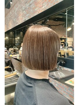 オーガニック アトリエ 大宮(organic+atelier) 小顔補正立体カット×ナチュラル丸みボブ 10代20代30代40代50代