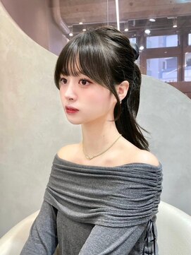 グロー オオミヤ アネックス 大宮(GLROW OMIYA ANNEX) 着物ヘアフェミニンロング×顔周りレイヤーカット[大宮]