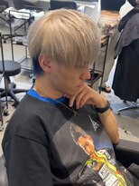 メンズサロン キング 梅田店(Men’s salon K!ng)&nbsp;波巻きツイストスパイラルパーマ/フェザーパーマ/眉毛/メンズ